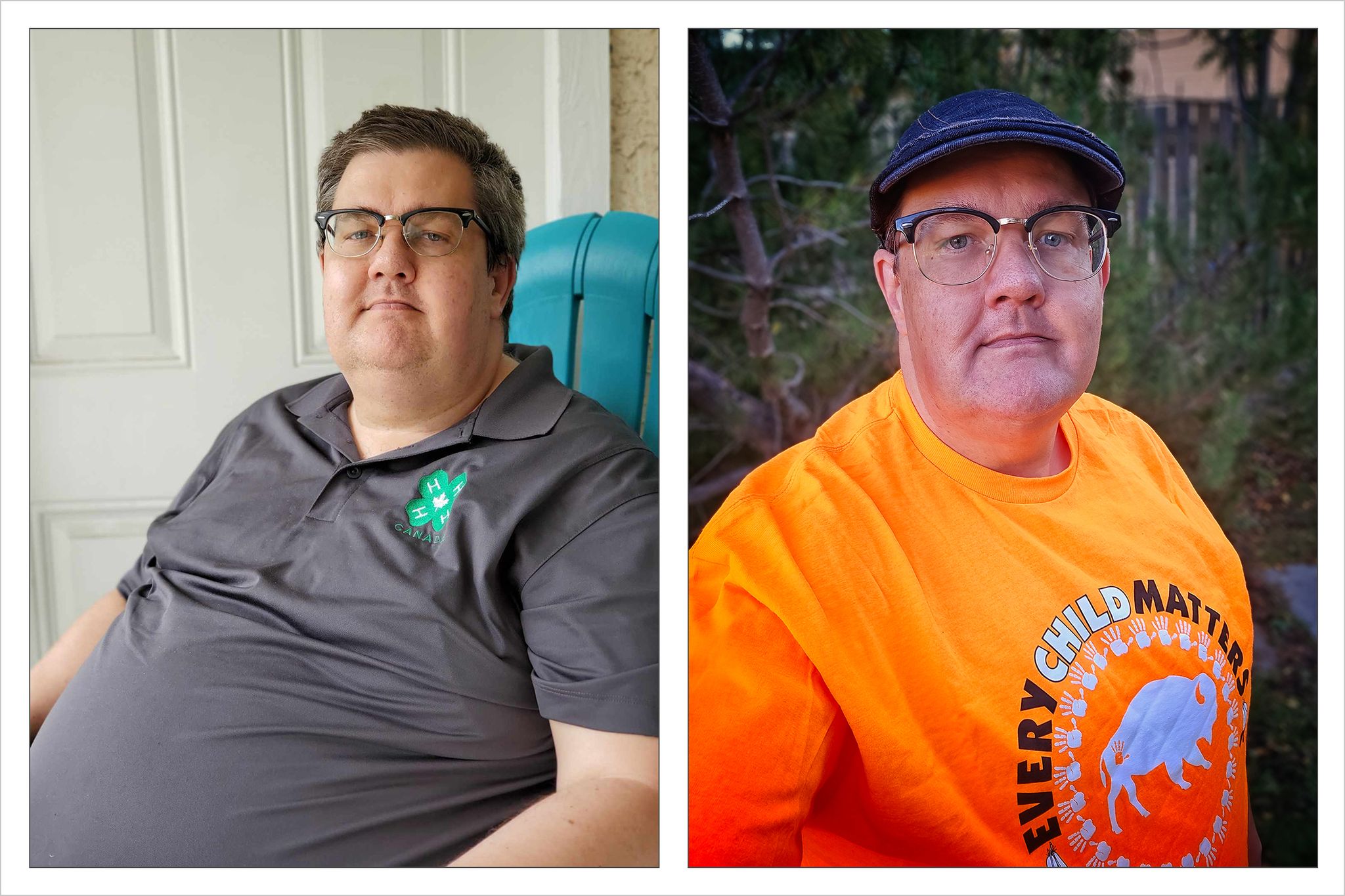 The difference losing 100 lbs makes.