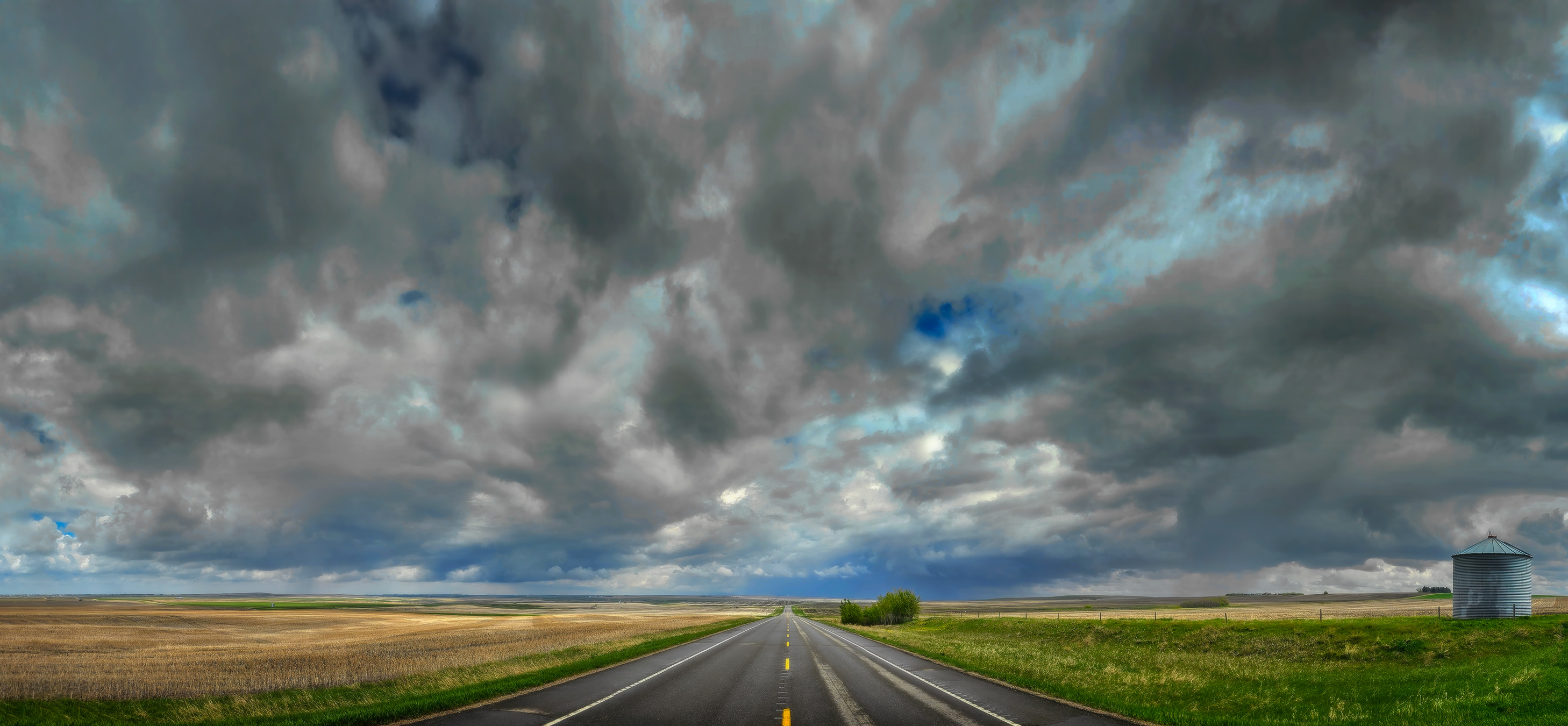 On the road again, Highway 21 Northbound, Wheatland County, AB, 2025-05-17