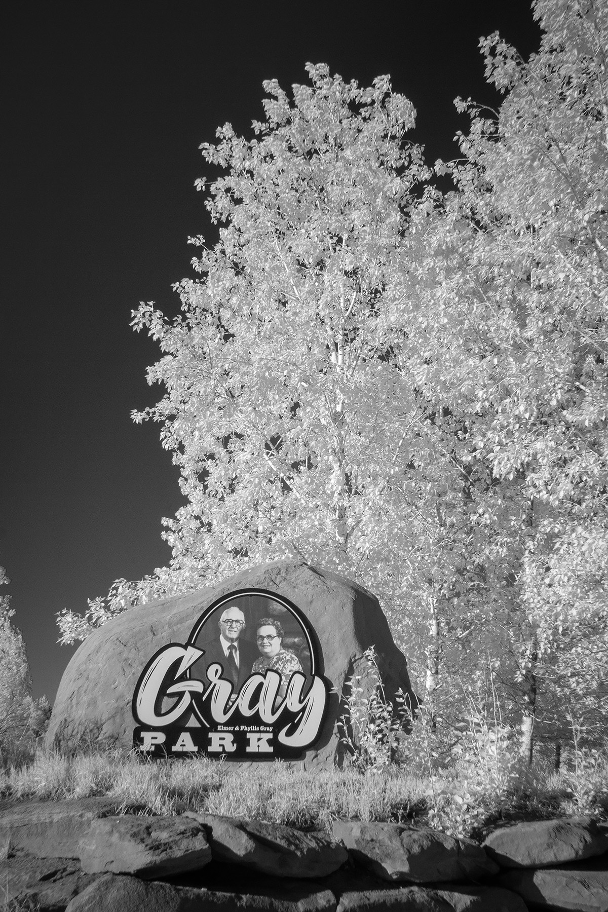 Signage 02, Gray Park, Strathmore, AB, 2025-05-30