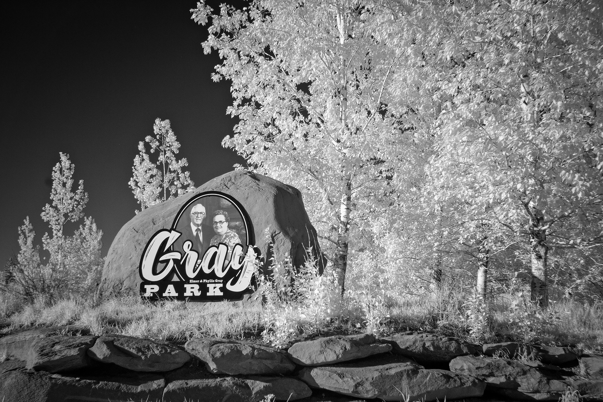 Signage 01, Gray Park, Strathmore, AB, 2025-05-30