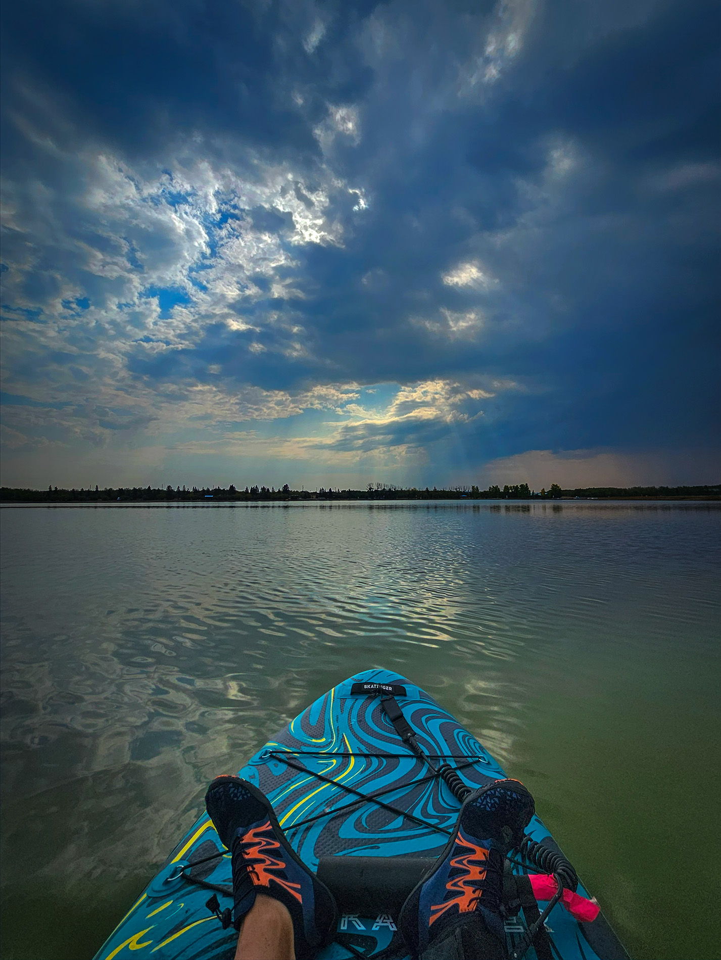 Damn the torpedoes, Capt Ayre Lake, MD of Provost, Alberta, 2025-09-12