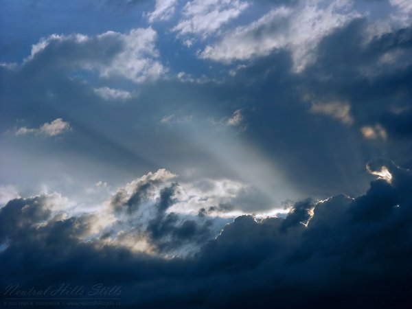 Crepuscular Rays, May 25, 2003