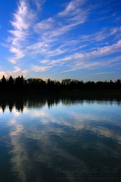 Hawrelak Park, Dusk, May 01, 2004