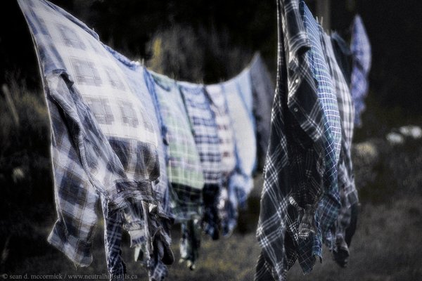Plaid is rad: Laundry day again
