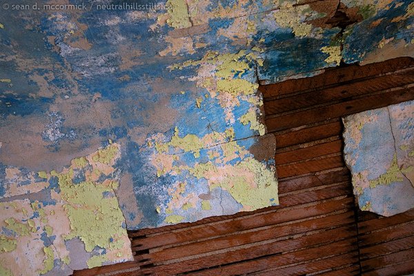 You can tell the age of a home by counting the layers of paint