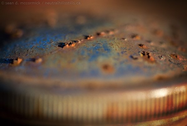 Rust bubbles in chrome gas cap