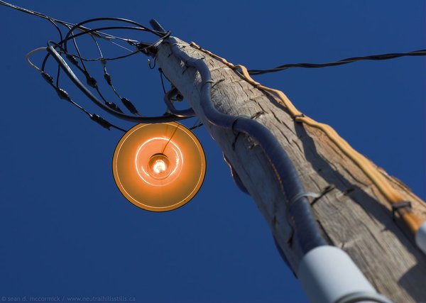 Someone left the yard light on again