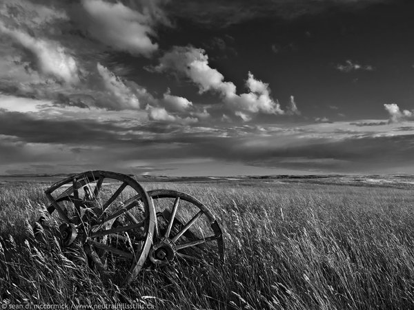 Small wheels under a big sky