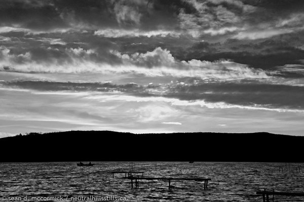 Capt Ayre Lake 2007: Sunset, Aug 4, 2007 [1 of 5]
