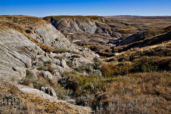 Monitor Mude Buttes 2008: View from the west