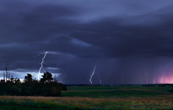 Storm at dusk, Aug 11, 2010