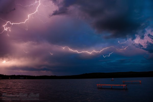 July 30, 2010 - Lightning Over Capt Ayre Lake
