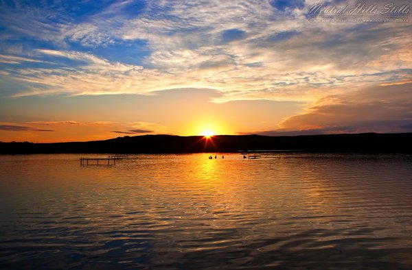 Capty Ayre Lake 2010: Sunset, July 29, 2010