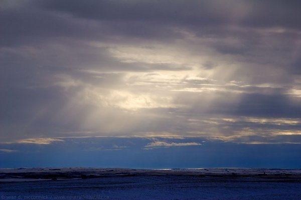 Sunbeams Before the Snow Squall