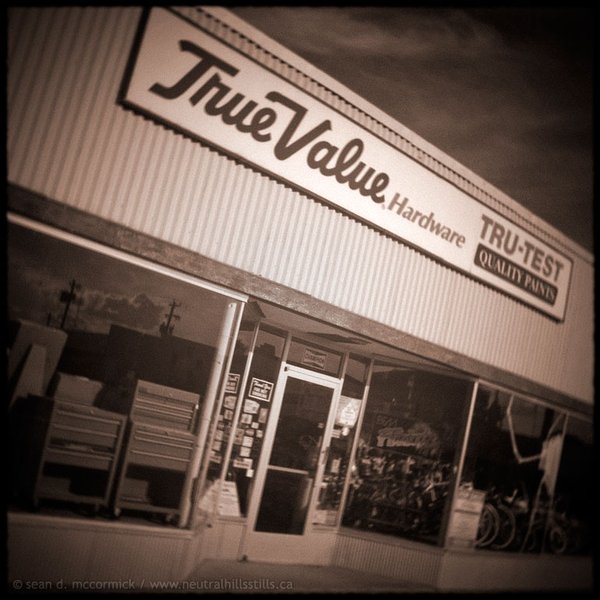 True Value Hardware, Main Street, Oyen, Alberta