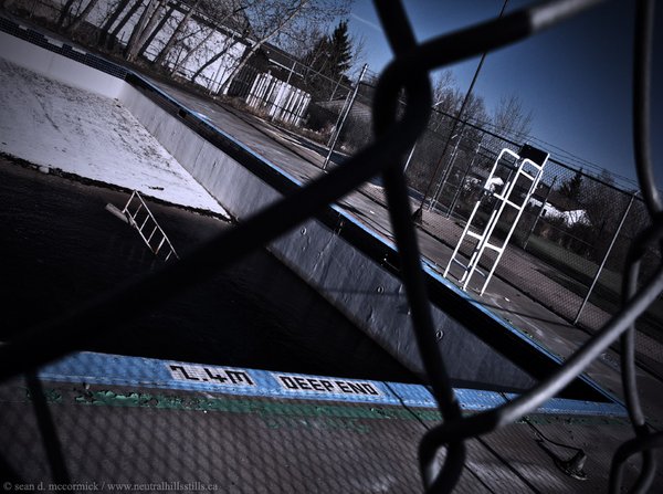 Old Pool: Off The Deep End, Oyen, Alberta