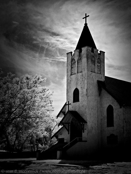 Infrared: Evensong Chapel, Empress, Alberta [3 of 6]