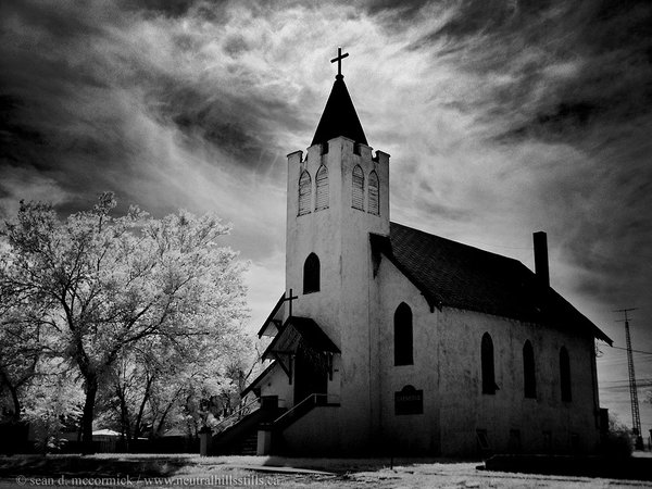 Infrared: Evensong Chapel, Empress, Alberta [2 of 6]