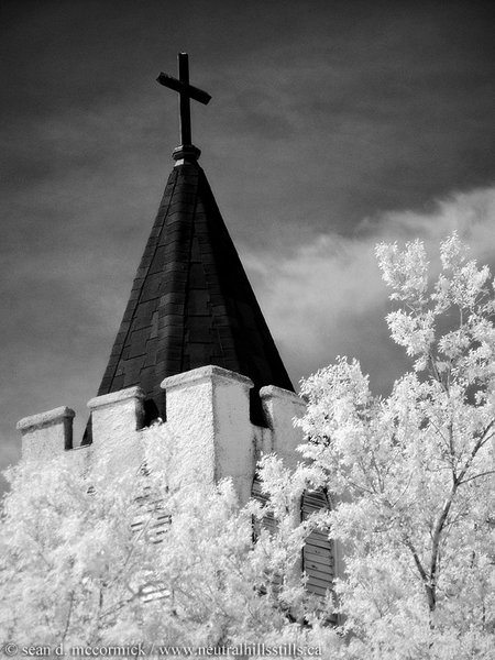 Infrared: Evensong Chapel, Empress, Alberta [1 of 6]