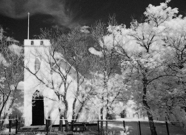 St. Laurence Church in Infrared, Monitor, Alberta [2 of 3]