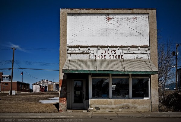 Jack's Shoe Store, Coronation, Alberta