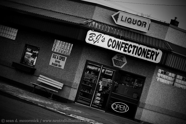 B.J.'s Confectionary, Oyen, Alberta
