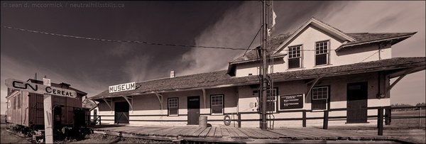 Railway museum, Cereal, Alberta