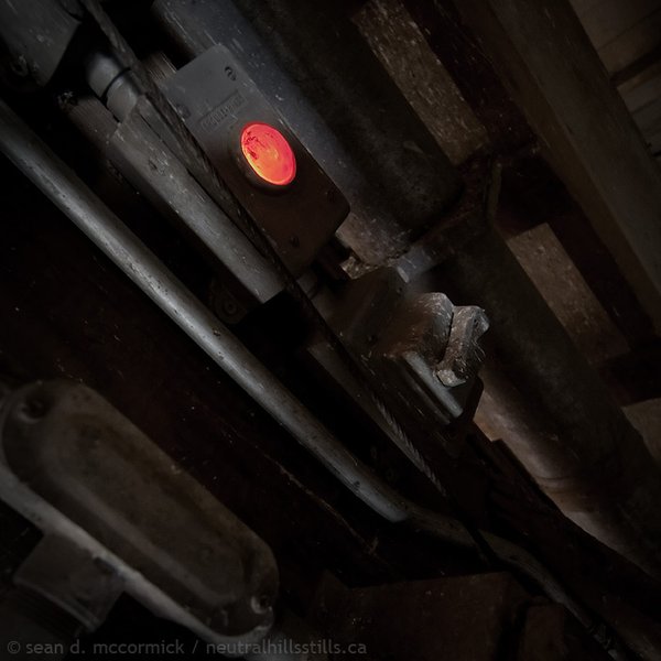 The lights are on, but nobody's home: Kirriemuir Grain Elevator