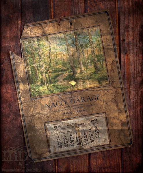 Roland School 2010: Old Naco Garage calendar