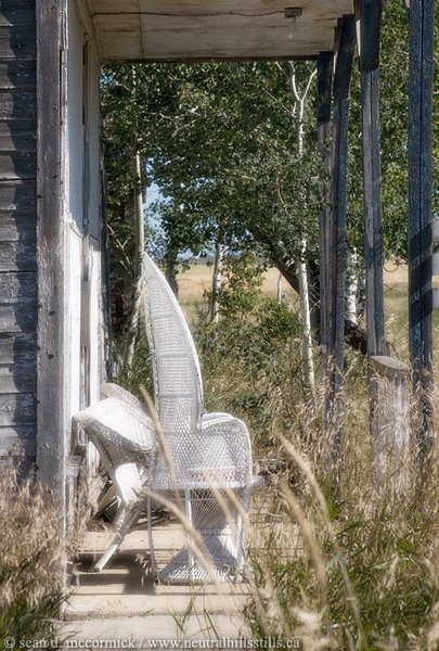 Porch, Volk's General Store, Loverna SK [2 of 2]