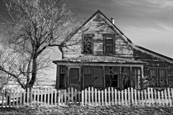 Abandoned home, Hoosier SK