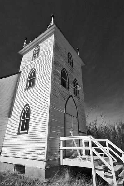 Abandoned church, Hoosier SK, 1 of 2