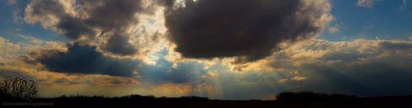 Crepuscular panorama