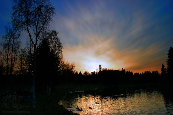 Sunset, May 15, 2004 - Hawrelak Park