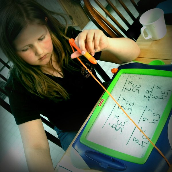 Ash working on math homework [2 of 3]