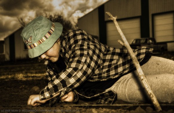 Planting the garden