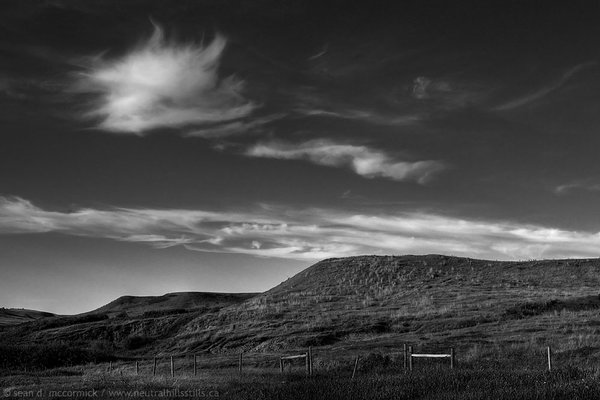 Clouds over Watson Coulee