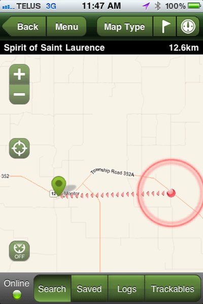 Geocaching GC2132C: Distance from my home