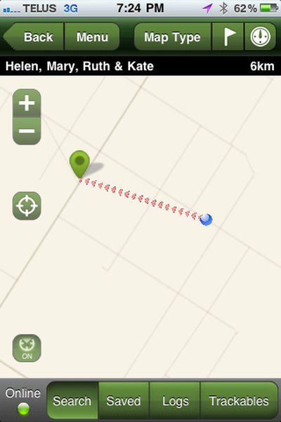 Helen, Mary, Ruth, & Kate: 6km to go