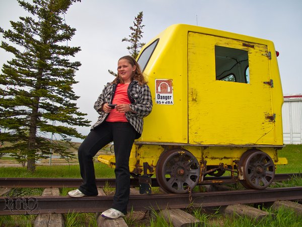 GC2ATE6 / Riding the Rails: Little yellow rail car [4 of 4]
