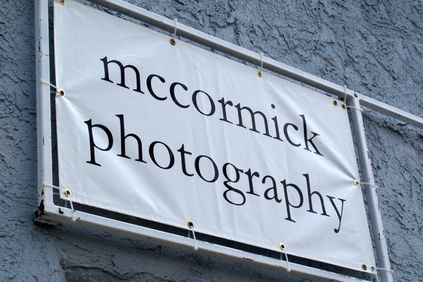 Studio Signage: Sign in place