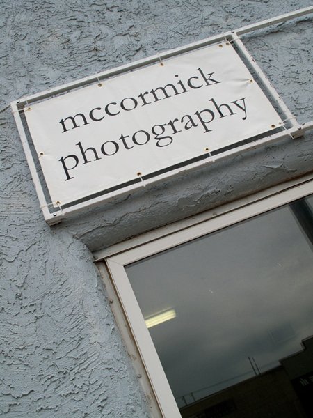 Studio signage: Much better