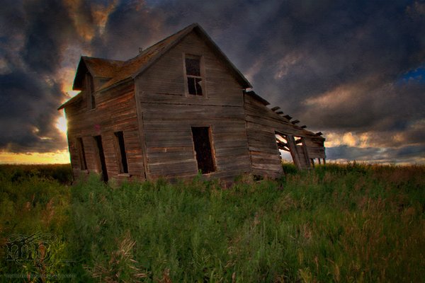 Christie Homestead at Dusk (Fake Monet)