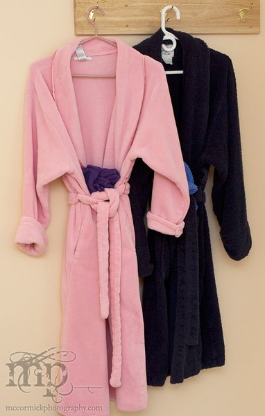 Acadia Valley B&B: His and Hers robes