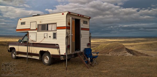 Monitor Mud Buttes 2011: Camp site with a view