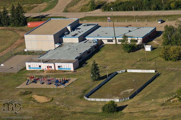 Sep 04/11: Altario School, Altario AB, rear view