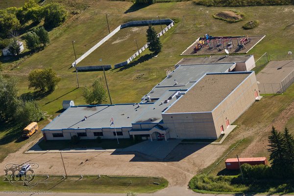Sep 04/11: Altario School, Altario AB, front view