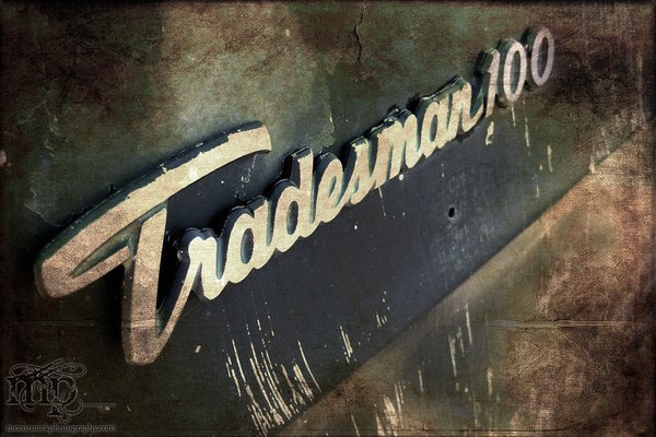 Dodge Tradesmen 100 Van Name Plate