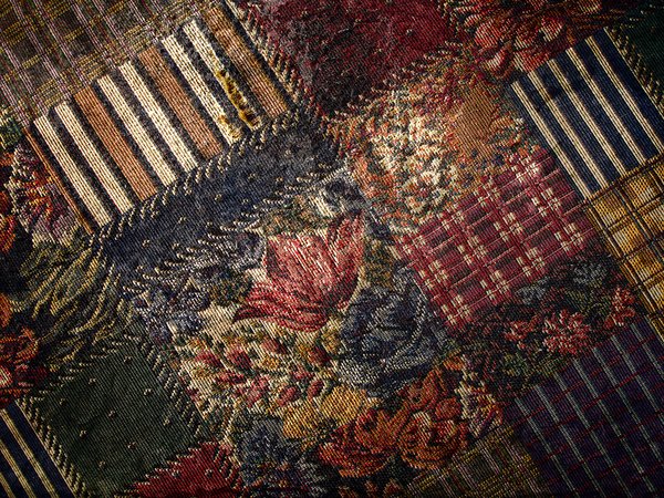 Texture : Fabric Pattern from Foot Stool [2 of 2]