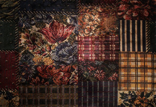 Texture : Fabric Pattern from Foot Stool [1 of 2]